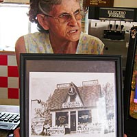 Historic photo at the Dairy King