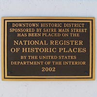 National Register of Historic Places Plaque